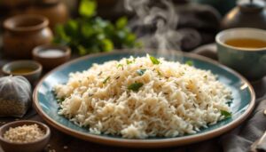 Wenn Sie beim Kochen von Reis einen Teebeutel hinzufügen, bekommt die Beilage ein feines Aroma, das ideal zu asiatischen Gerichten passt