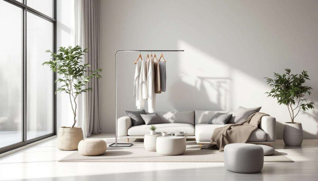 Endlich: Tchibo bietet einen unsichtbaren Wäscheständer an