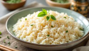 Wenn Sie beim Kochen von Reis einen Teebeutel hinzufügen, erhält die Beilage ein feines Aroma, das ideal zu asiatischen Gerichten passt