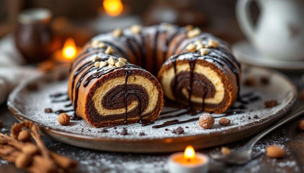 Johann Lafers Baumkuchen-Schoko-Röllchen für die gemütliche Kaffeetafel