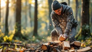 Holz spalten leicht gemacht: So klappt es mit dem Brennholz