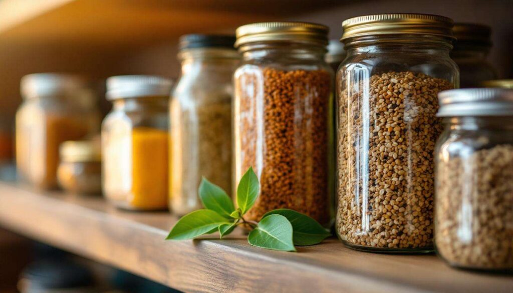 Ich legte ein Lorbeerblatt in den Vorratsschrank, das ist der Vorteil und das verhindert es